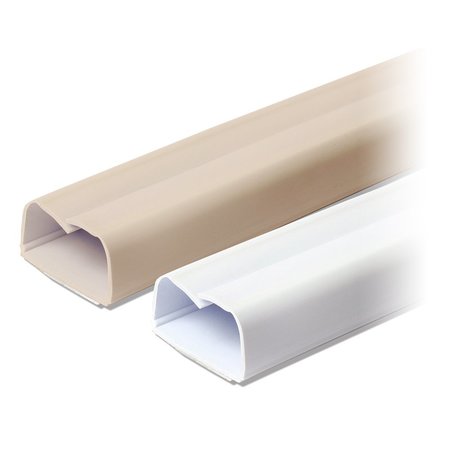 QUEST TECHNOLOGY INTERNATIONAL Wirehider Raceway - 1'', Beige, 4Ft, Retail Single X 24 FWH-12421